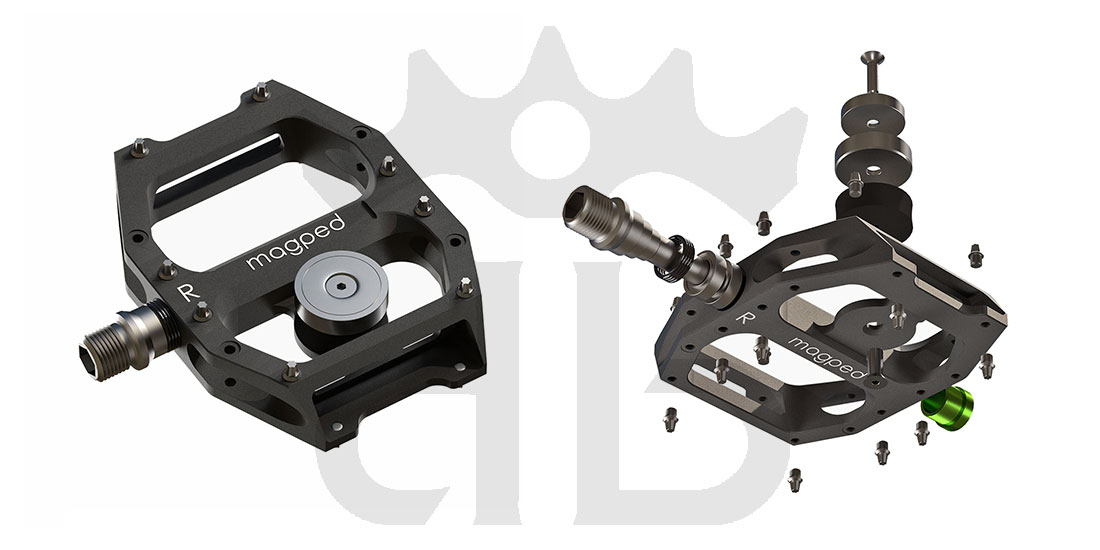 Magped Ultra Pedali Magnetici Titanio