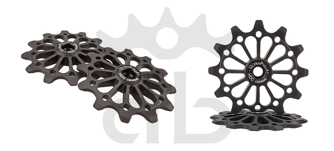 Extralite UltraPulley 12-12 Pulegge Cambio Ceramiche Ultralggere 12 Denti Sram, Shimano, Campagnolo