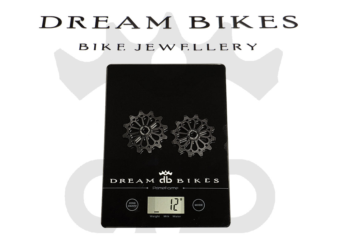 Extralite UltraPulley 12-12 Pulegge Cambio Ceramiche Ultralggere 12 Denti Sram, Shimano, Campagnolo