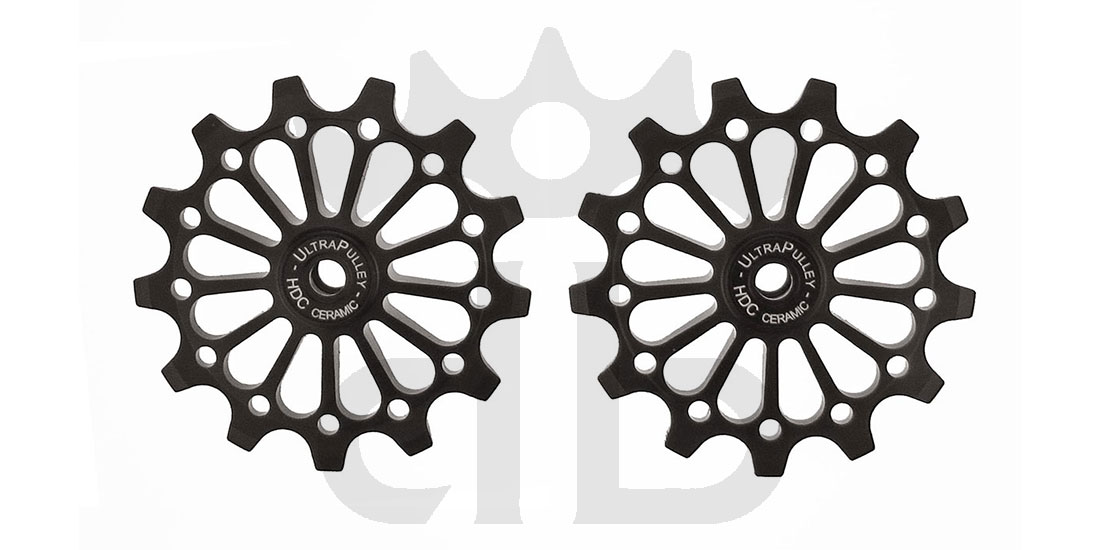 Extralite UltraPulley 13-13 Pulegge Cambio 13 Denti Ultraleggere Shimano 12V