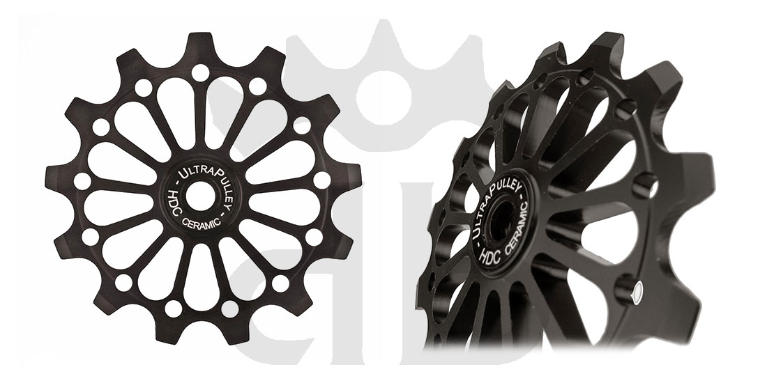 Extralite UltraPulley 13-13 Pulegge Cambio 13 Denti Ultraleggere Shimano 12V