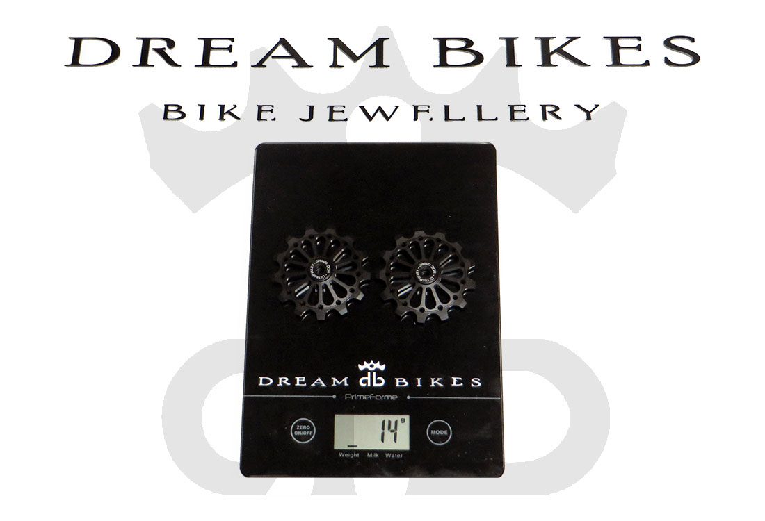 Extralite UltraPulley 13-13 Pulegge Cambio 13 Denti Ultraleggere Shimano 12V