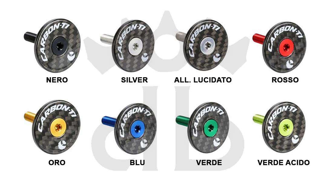 Carbon-Ti X-Cap Carbon Tappo Sterzo Ultraleggero