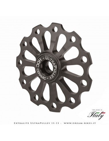 Extralite UltraPulley 11-11 Pulegge Cambio Ceramiche Ultralggere 11 Denti Sram, Shimano, Campagnolo